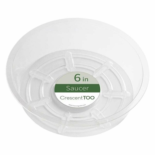 Crescent Garden 2 in. H X 6 in. D Plastic Plant Saucer Clear BV060S00C